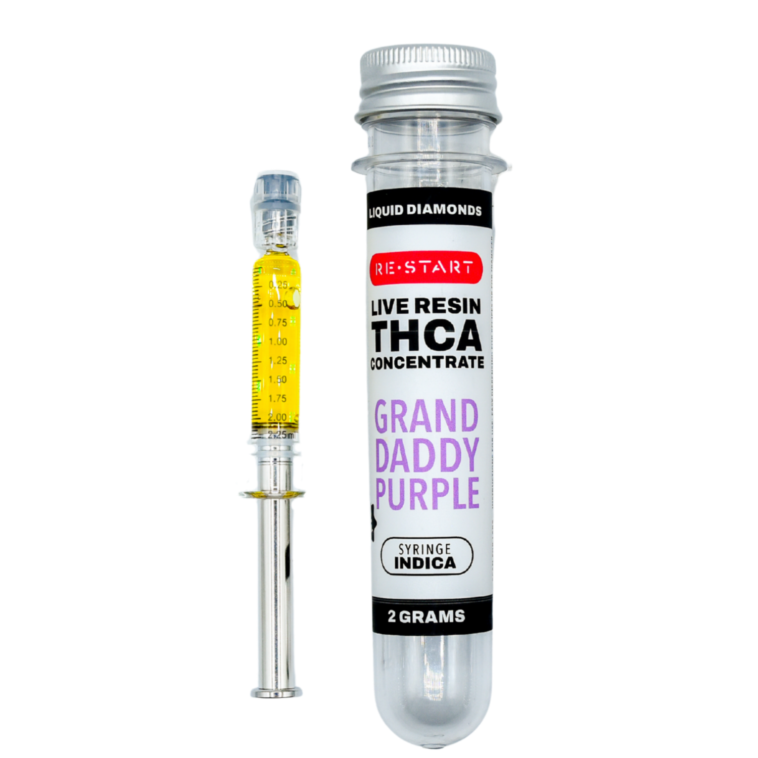 THCA Dab Syringe Granddaddy Purple (I) Live Resin / 2mL/2G